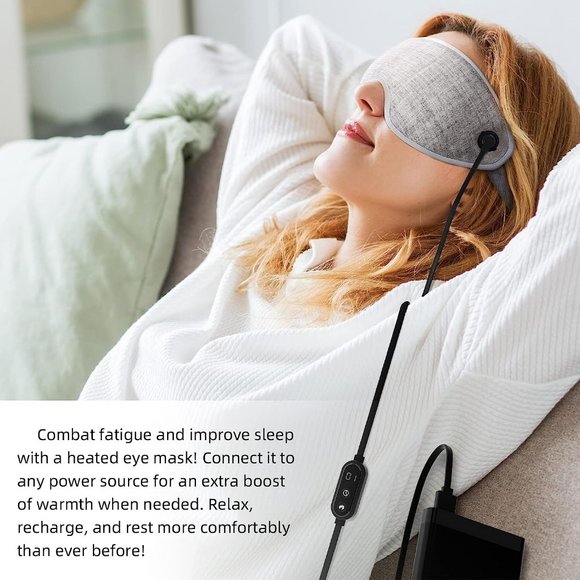 Heated Sleep Eye Mask - Picture 1 of 3